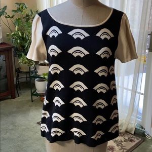 Short sleeve sweater